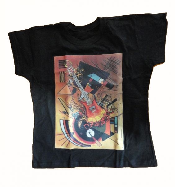 Baby look Kandinski Guitarra