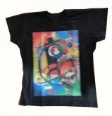 Baby look Abstrato garotinha
